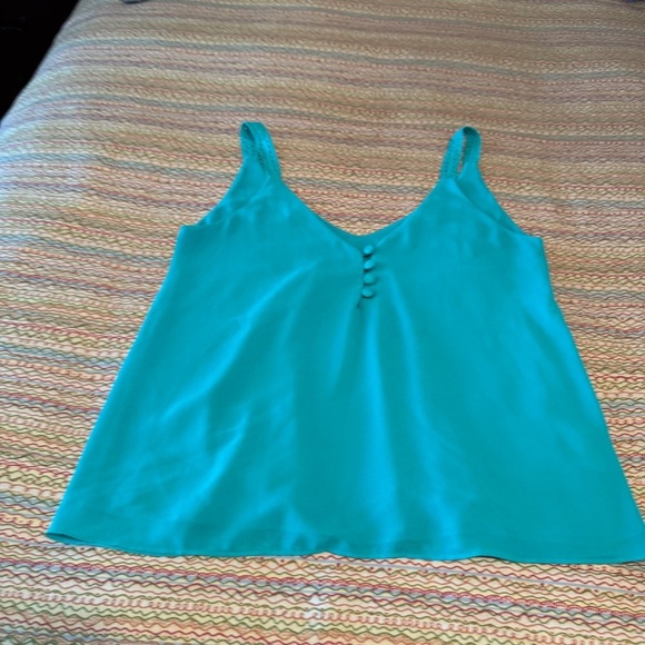 Naked Zebra Teal Sleeveless Tank Top Size Medium - Picture 8 of 8